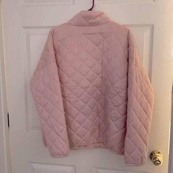 Jen & Co light pink super cute soft snap front jacket - Picture 2 of 11